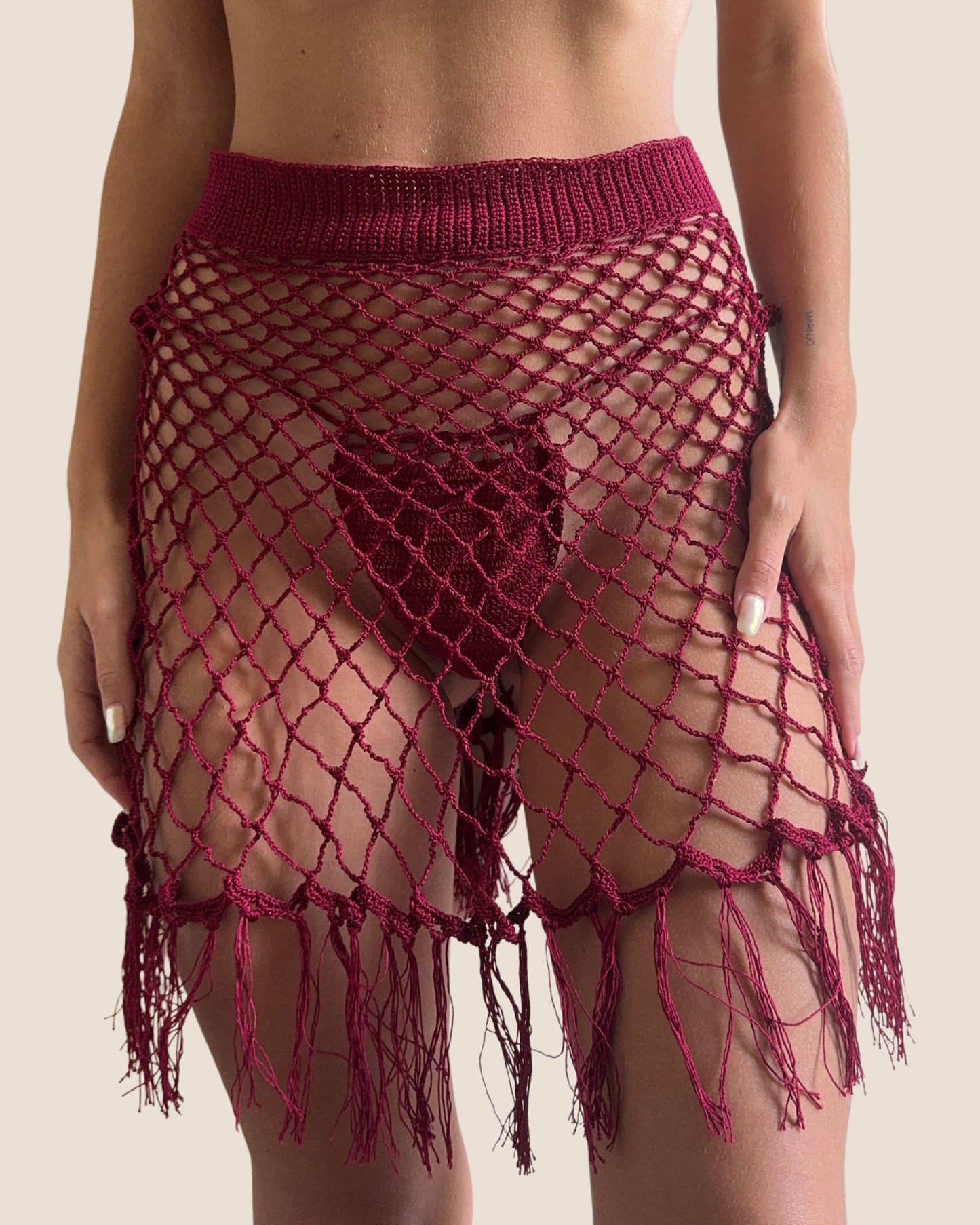 Bordeaux Bliss Skirt